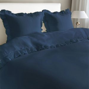 Bedding 160 x 200 3pc Pure Cotton with Ruffles 08