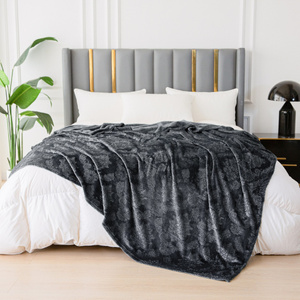 Blanket 160 x 200 Microfiber Embossed Clemente 02