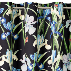 Curtain 140 x 250 Decorative Velvet Maja Blue