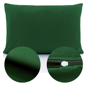 Cotton pillowcase 50 x 80 Uniform Ola Bottle Green