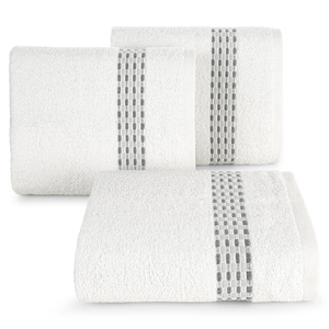 30 x 50 Terry Bath Towel Riva 01 White
