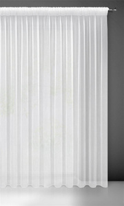 Decorative Curtain Pilar 350 x 270 Tape White