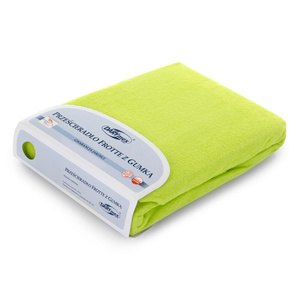 Terry sheet with elastic 052_D Lime 200x220