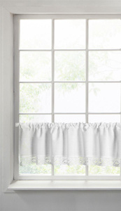 Decorative curtain Vince on tape 40 x 100 White