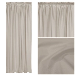 Curtain 140 x 250 Garden on Tape Gaia Taupe