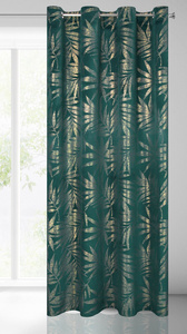 Velvet Elena Curtain 140 x 250 Przel C.Turquoise