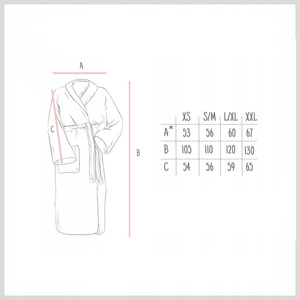 Hotel Bathrobe Cotton Terrycloth Unisex XS Beige