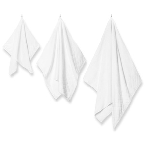 Towel 50 x 90 Cotton Silky 500g/m2 White