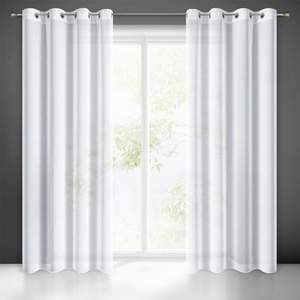 Decorative Curtain Lana 140 x 250 White Throw