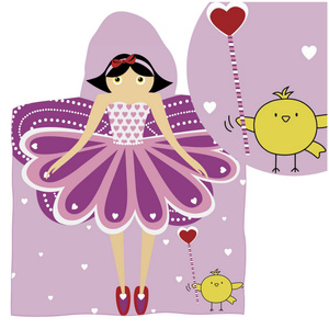 Bath Towel 60 x 120 Hood Poncho 09