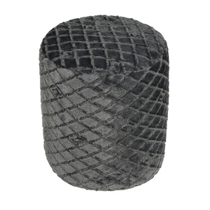 Luxima Decorative pouf height 45 Romby Graphite