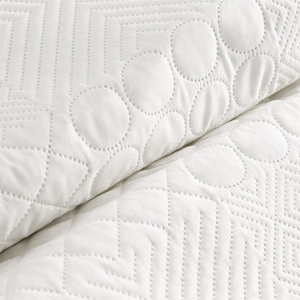 Bedspread 170 x 210 Quilted Decorative Boni5 White