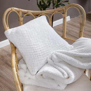 Monte White Decorative Microfiber Pillowcase 40 x 40