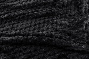 Blanket 200 x 220 Microfiber Design Cindy6 Black