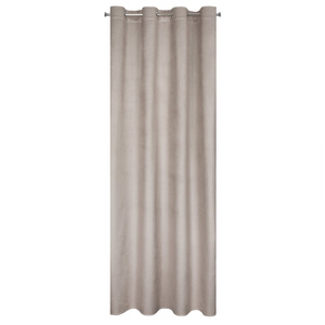 Velvet Darcy Curtain 140 x 250 Beige Spillover