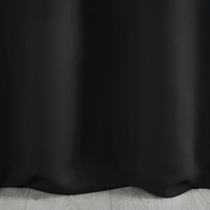 Curtain 135 x 270 Decorative Blackout Logan Black