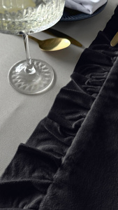 Table Runner 40 x 180 Decorative with Ruffles Ligia 10