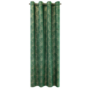 Pierre Cardin Goja Velvet Curtain 140 x 250 Green