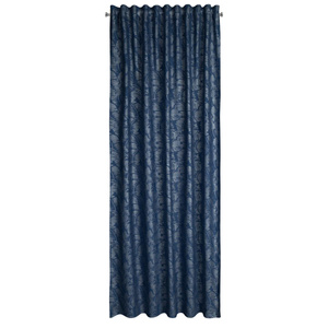 Curtain 135 x 270 Decorative Scarlet Navy Blue
