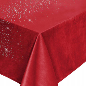 Runner 60 x 120 Decorative Velvet Shiny Red
