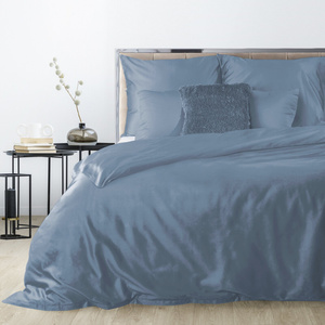 Bedding 220 x 200 3pc Satin Nova3 Blue