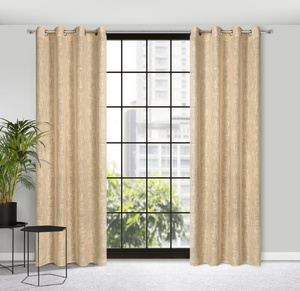 Curtain 140 x 250 Decorative Drawstring Liren Beige