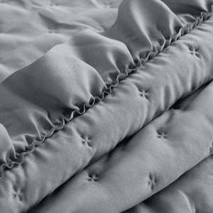 Quilted Decorative Bedspread 170 x 210 Libi3 Silver
