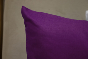 Cotton pillowcase 45 x 45 Uniform Ola Plum Purple