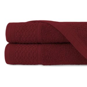 50 x 90 Bath Towel Cotton Solano Maroon