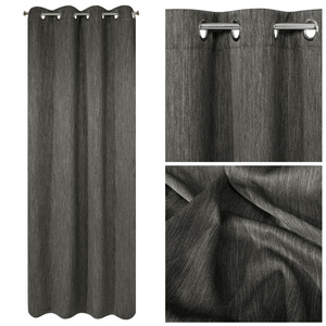 Curtain 135 x 250 Ready Decorative Rossie Graphite
