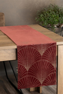 35 x 140 Decorative Velvet Blink14 Brick Runner