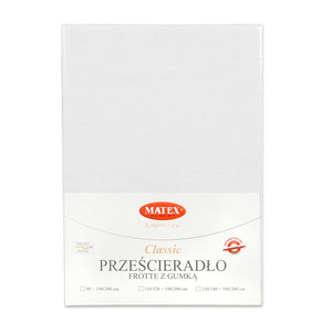 70 x 140 sheet with a terry cloth elastic CLASSIC 01