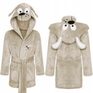 Children's Bathrobe with Hood M 120 Doggie