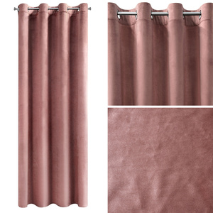 Curtain 140 x 250 Decorative Velvet Rosa C. Pink