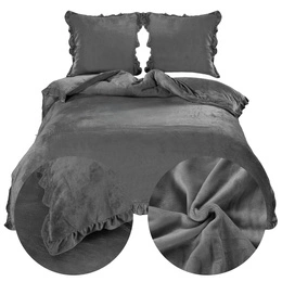 Bedding 200 x 220 3 pcs Microfiber Ruffle Erva 2577