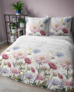 Bedding set 140 x 200 2pcs Asti Satin Cotton 5482A