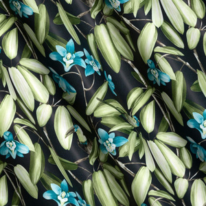 Curtain 140 x 250 Decorative Loni Black+Gold