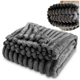 Blanket 160 x 200 Microfiber Plush Shirley 02