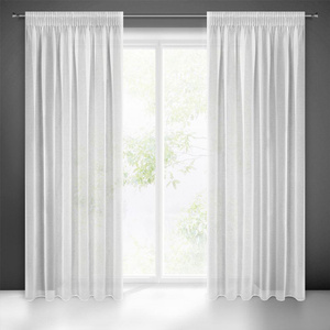 Elpidia Decorative Curtain on Tape 350 x 250 White