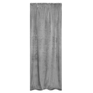 Curtain 140 x 270 Decorative Velvet Soft Ash