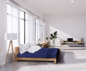 Sheet 200 x 220 With Eraser Dimi Light Navy Blue