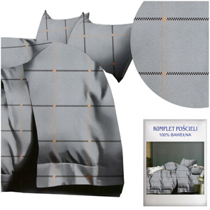 Bedding set 160 x 200 3 pcs Cotton Satin no. A1851