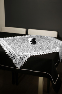 Round tablecloth fi 160 Teflon Bello 253 White