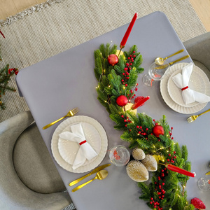 Tablecloth 120x220 Stain-Resistant Surbo Light Gray