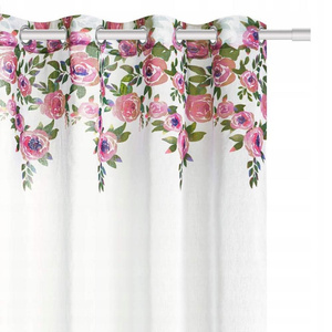 Curtain 140 x 250 Decorative Mansion Przel Flowers