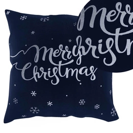 Christmas decorative pillowcase 45 x 45 Snow2 Gr+S