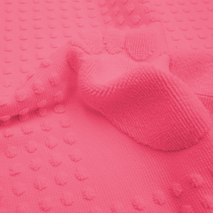 Bathroom Mat 50x70 Hotel Style Footprints Fuchsia