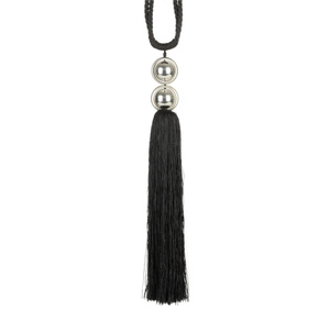Decorative Cord for Curtains 76 x 38 Naomi Black