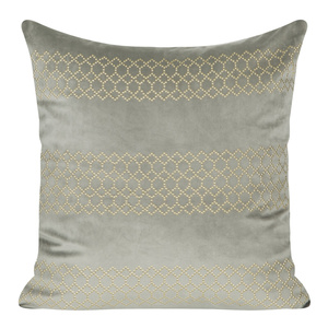 Velvet pillowcase Pari 45 x 45 Silver