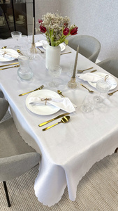 Decorative Tablecloth 130 x 180 Jacquard Camille 02